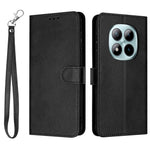 Xiaomi Redmi Note 15 Pro 4G (Global) Plånboksfodral Flip Stand Kalvstruktur PU-läder mobilskal med rem