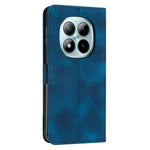 For Xiaomi Redmi Note 15 Pro 4G (Global) Leather Case Imprinted Triangle Phone Cover with Hand Strap