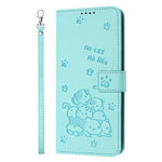 For Xiaomi Redmi Note 15 Pro 4G (Global) Wallet Case Cats Imprint Leather Phone Cover with Strap