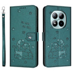 For Xiaomi Redmi Note 15 Pro 4G (Global) Wallet Case Cats Imprint Leather Phone Cover with Strap