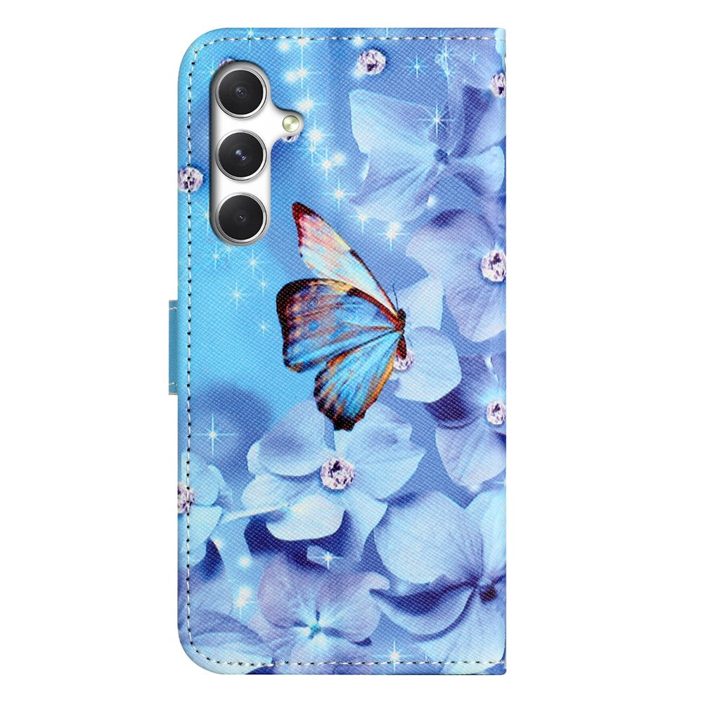 For Samsung Galaxy S26 Case Pattern Print PU Leather Wallet Phone Cover Cross Texture