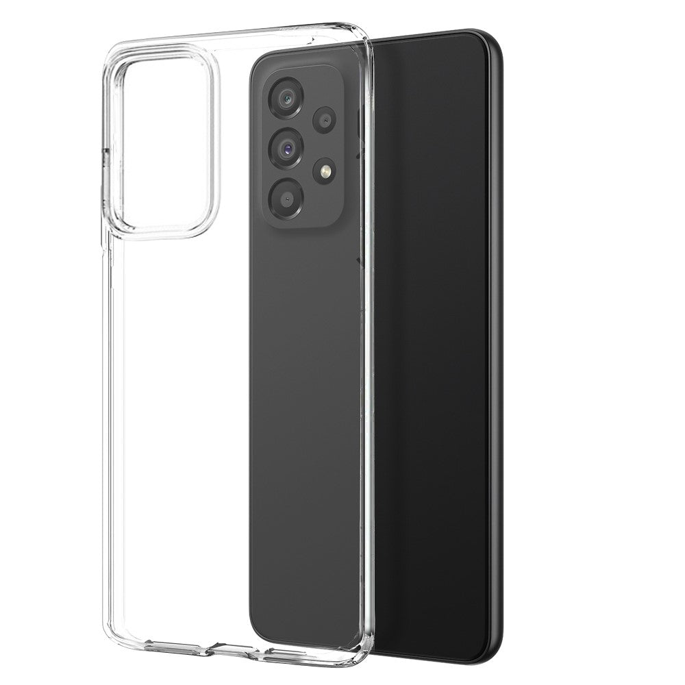 NORTHJO För Samsung Galaxy A33 5G 2-i-1 Reptåligt TPU-mobilskal + Ultraklart Härdat Glas Skärmskydd