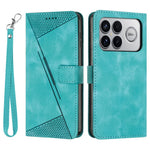 Leather Case For Xiaomi Poco F8 Ultra / Redmi K90 Pro Max 5G / K100 Pro Max 5G Imprinted Triangle Phone Cover with Hand Strap