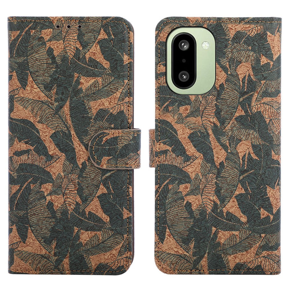 OnePlus 15R 5G Läderplånboksfodral Bohemiskt TPU PU mobilskal med Stativ