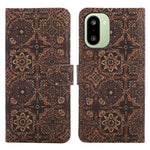 OnePlus 15R 5G Läderplånboksfodral Bohemiskt TPU PU mobilskal med Stativ