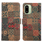 OnePlus 15R 5G Läderplånboksfodral Bohemiskt TPU PU mobilskal med Stativ