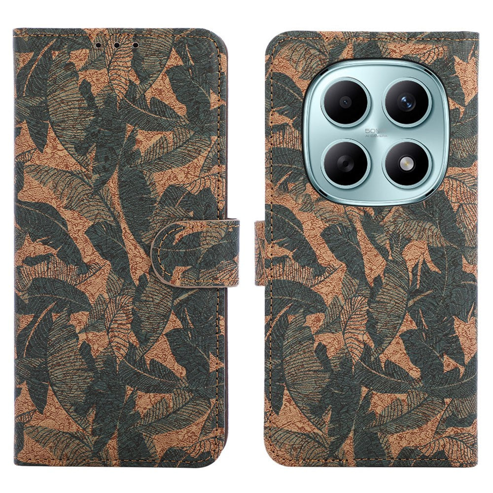 For Xiaomi Poco M8 5G / Redmi Note 15 5G (Global) Leather Wallet Case Bohemian-style TPU PU Phone Cover with Stand