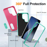 For Samsung Galaxy S26 Ultra Case PC + Silicone + EVA Anti-Drop Kickstand Phone Cover