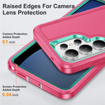 For Samsung Galaxy S26 Ultra Case PC + Silicone + EVA Anti-Drop Kickstand Phone Cover