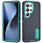 For Samsung Galaxy S26 Ultra Case PC + Silicone + EVA Anti-Drop Kickstand Phone Cover