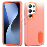For Samsung Galaxy S26 Ultra Case PC + Silicone + EVA Anti-Drop Kickstand Phone Cover