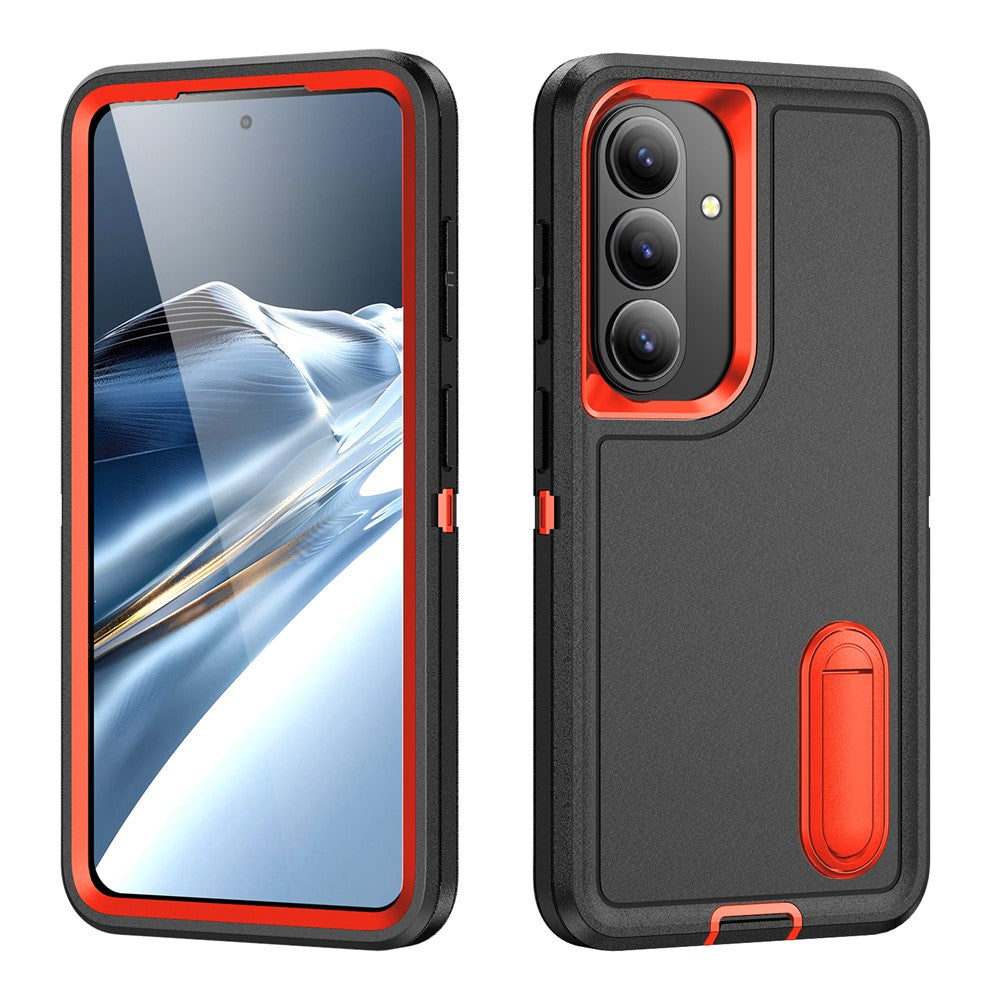 For Samsung Galaxy S26 Case PC + Silicone + EVA Anti-Drop Kickstand Phone Cover