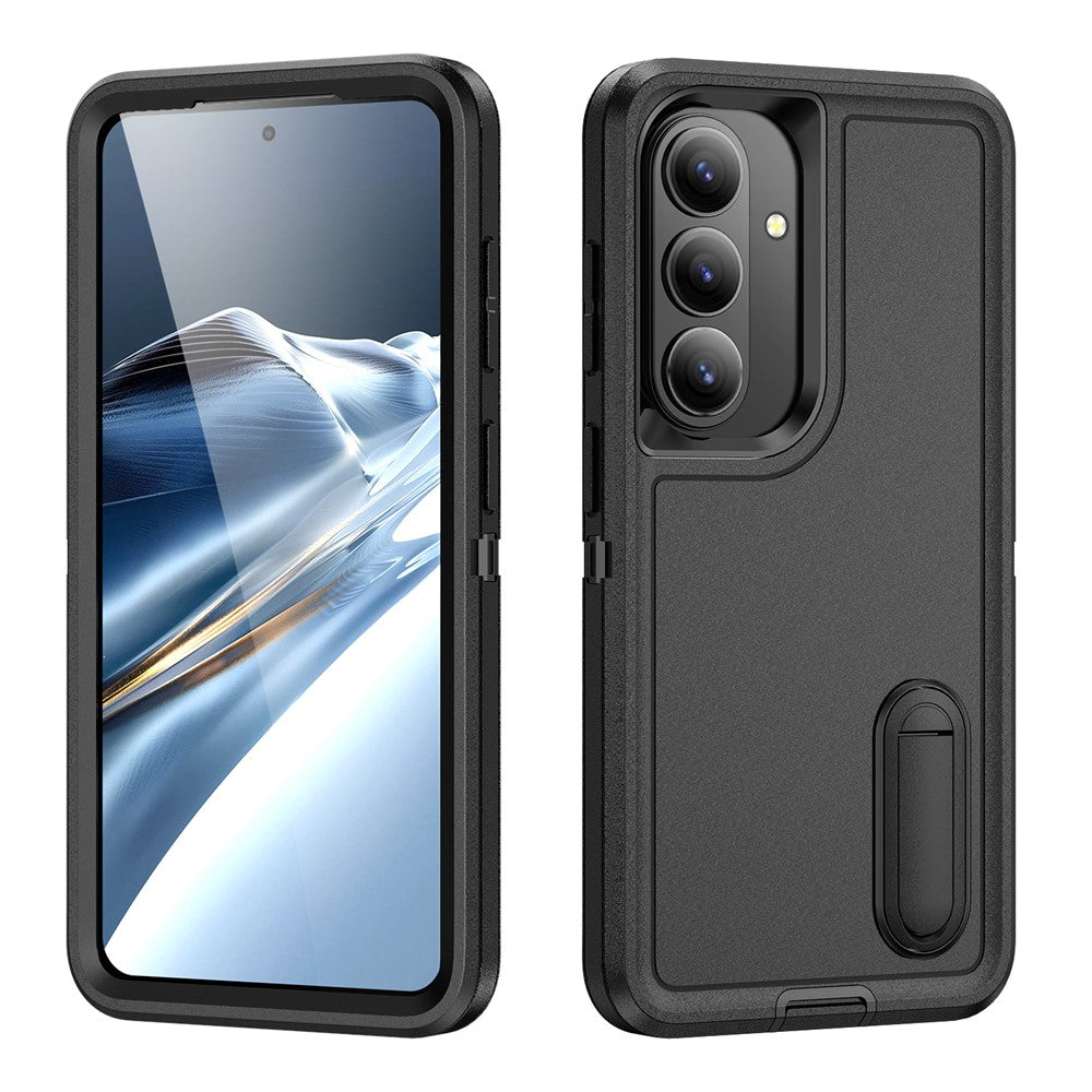 For Samsung Galaxy S26+ Case PC + Silicone + EVA Anti-Drop Kickstand Phone Cover