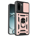 For OnePlus 15R 5G Case with Slide Camera Lid PC + TPU Kickstand Phone Cover