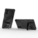 Til Samsung Galaxy A06 4G cover PC + TPU stødsikkert telefoncover med støttefod