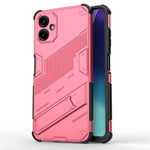 Til Samsung Galaxy A06 4G cover PC + TPU stødsikkert telefoncover med støttefod