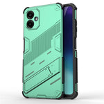 Til Samsung Galaxy A06 4G cover PC + TPU stødsikkert telefoncover med støttefod