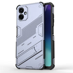 Til Samsung Galaxy A06 4G cover PC + TPU stødsikkert telefoncover med støttefod