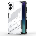 Til Samsung Galaxy A06 4G cover PC + TPU stødsikkert telefoncover med støttefod