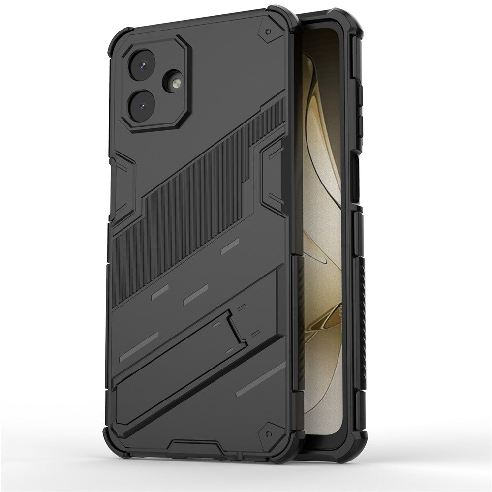 For Samsung Galaxy A08 5G / A08 4G / A07 5G / A07 4G Case PC + TPU Shockproof Phone Cover with Kickstand