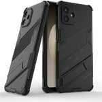 For Samsung Galaxy A08 5G / A08 4G / A07 5G / A07 4G Case PC + TPU Shockproof Phone Cover with Kickstand