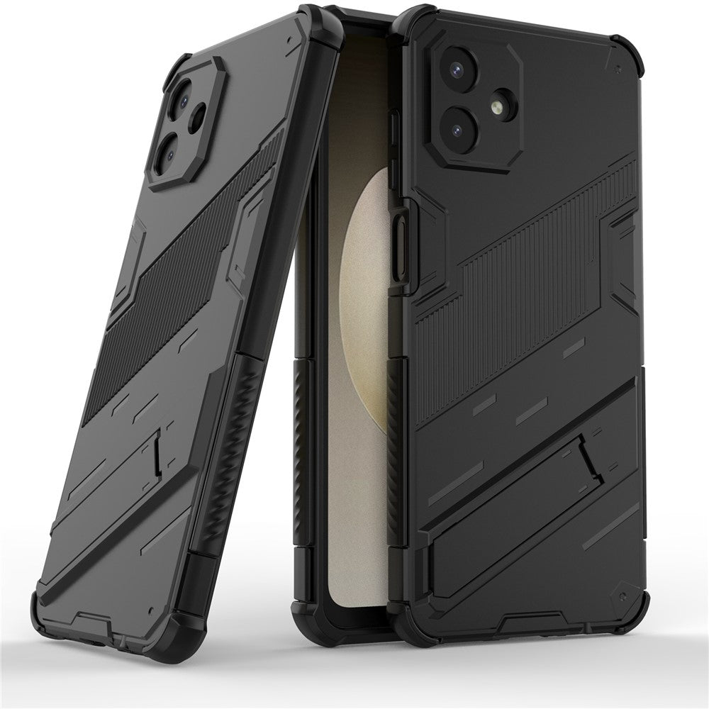 For Samsung Galaxy A08 5G / A08 4G / A07 5G / A07 4G Case PC + TPU Shockproof Phone Cover with Kickstand