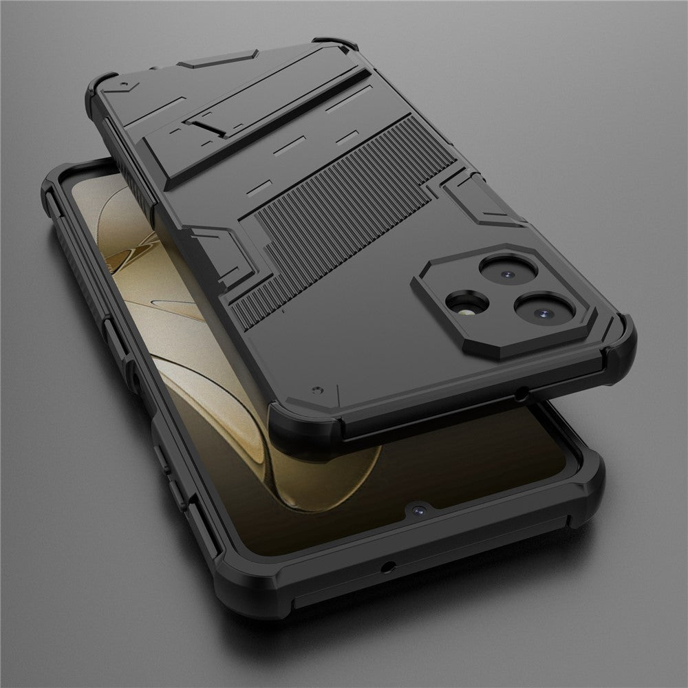 For Samsung Galaxy A08 5G / A08 4G / A07 5G / A07 4G Case PC + TPU Shockproof Phone Cover with Kickstand
