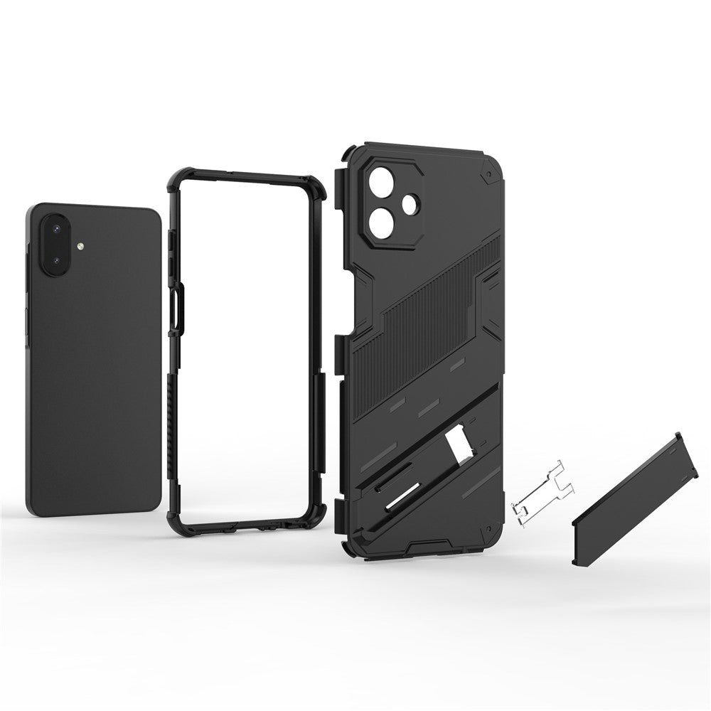 For Samsung Galaxy A08 5G / A08 4G / A07 5G / A07 4G Case PC + TPU Shockproof Phone Cover with Kickstand