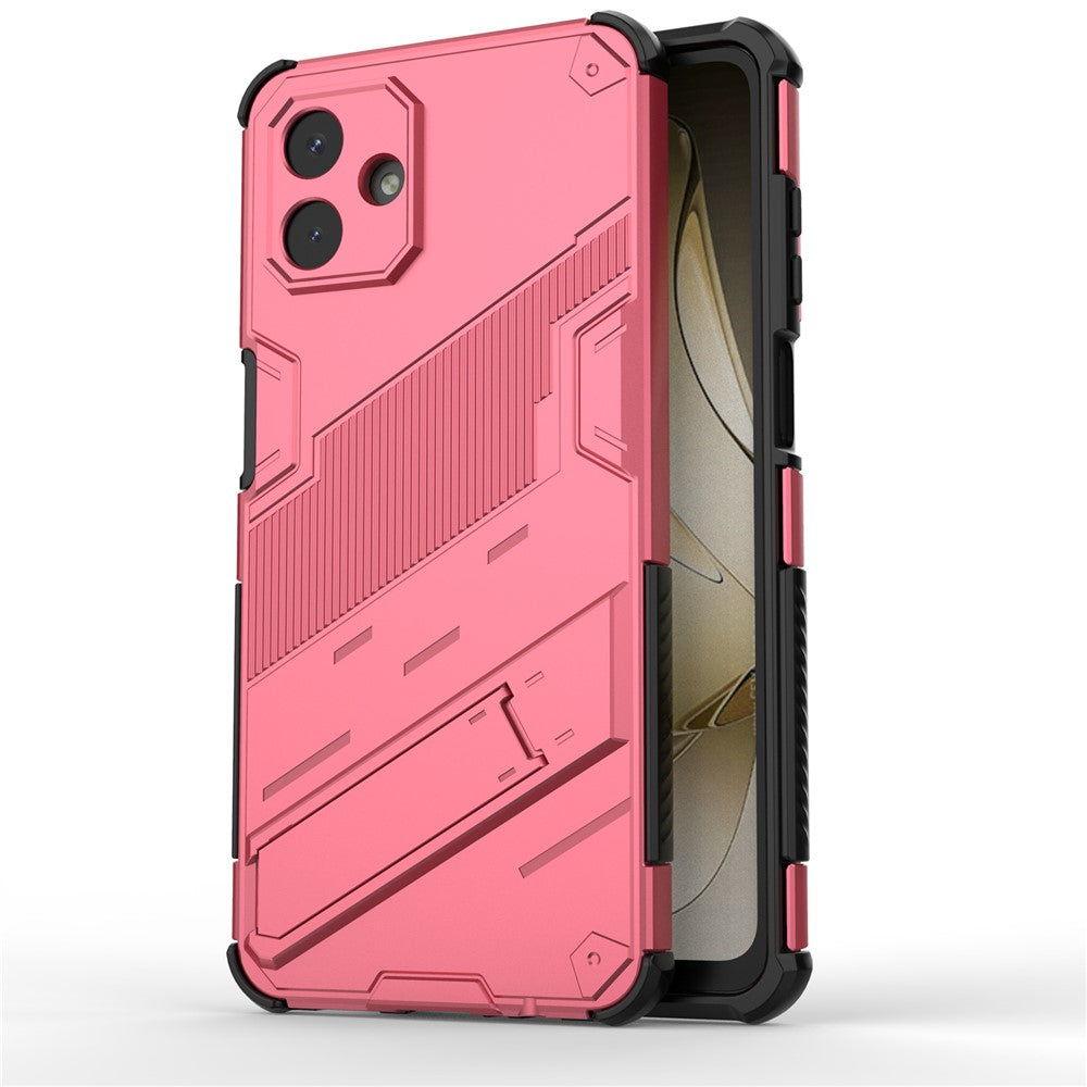 For Samsung Galaxy A08 5G / A08 4G / A07 5G / A07 4G Case PC + TPU Shockproof Phone Cover with Kickstand