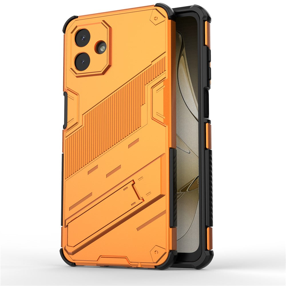 For Samsung Galaxy A08 5G / A08 4G / A07 5G / A07 4G Case PC + TPU Shockproof Phone Cover with Kickstand