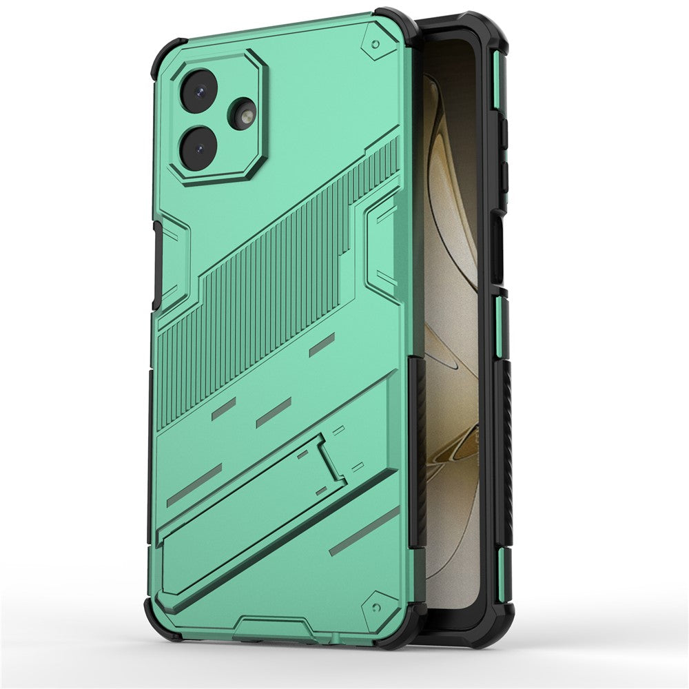 For Samsung Galaxy A08 5G / A08 4G / A07 5G / A07 4G Case PC + TPU Shockproof Phone Cover with Kickstand