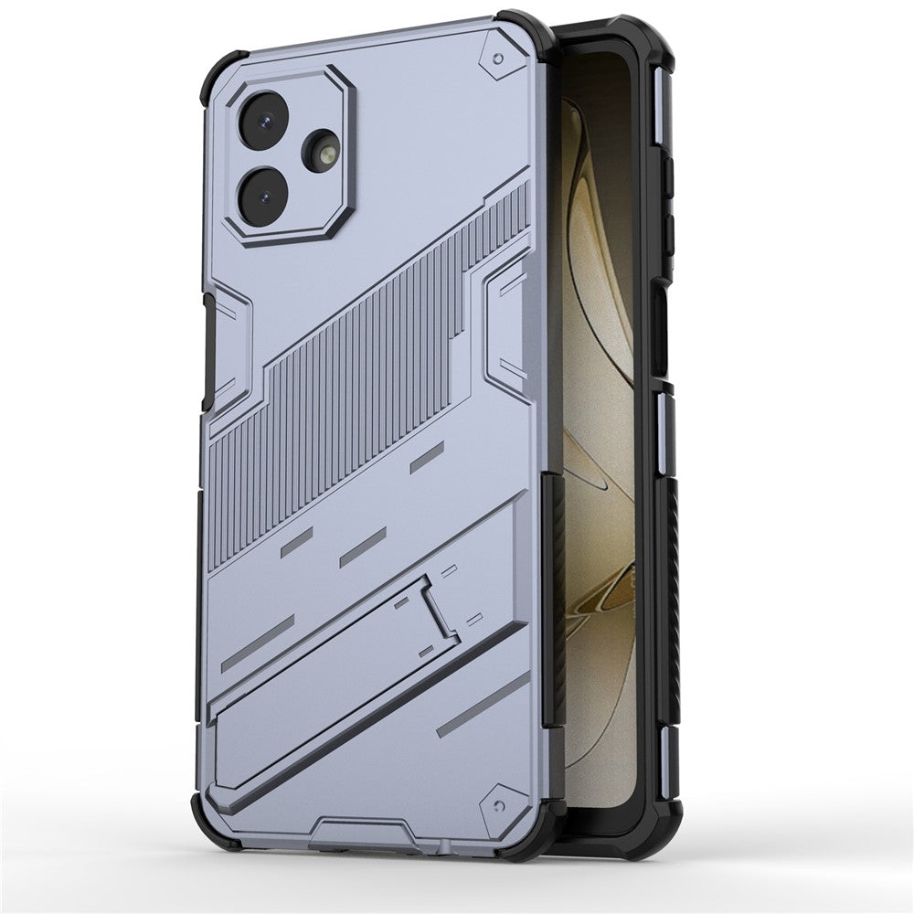 For Samsung Galaxy A08 5G / A08 4G / A07 5G / A07 4G Case PC + TPU Shockproof Phone Cover with Kickstand
