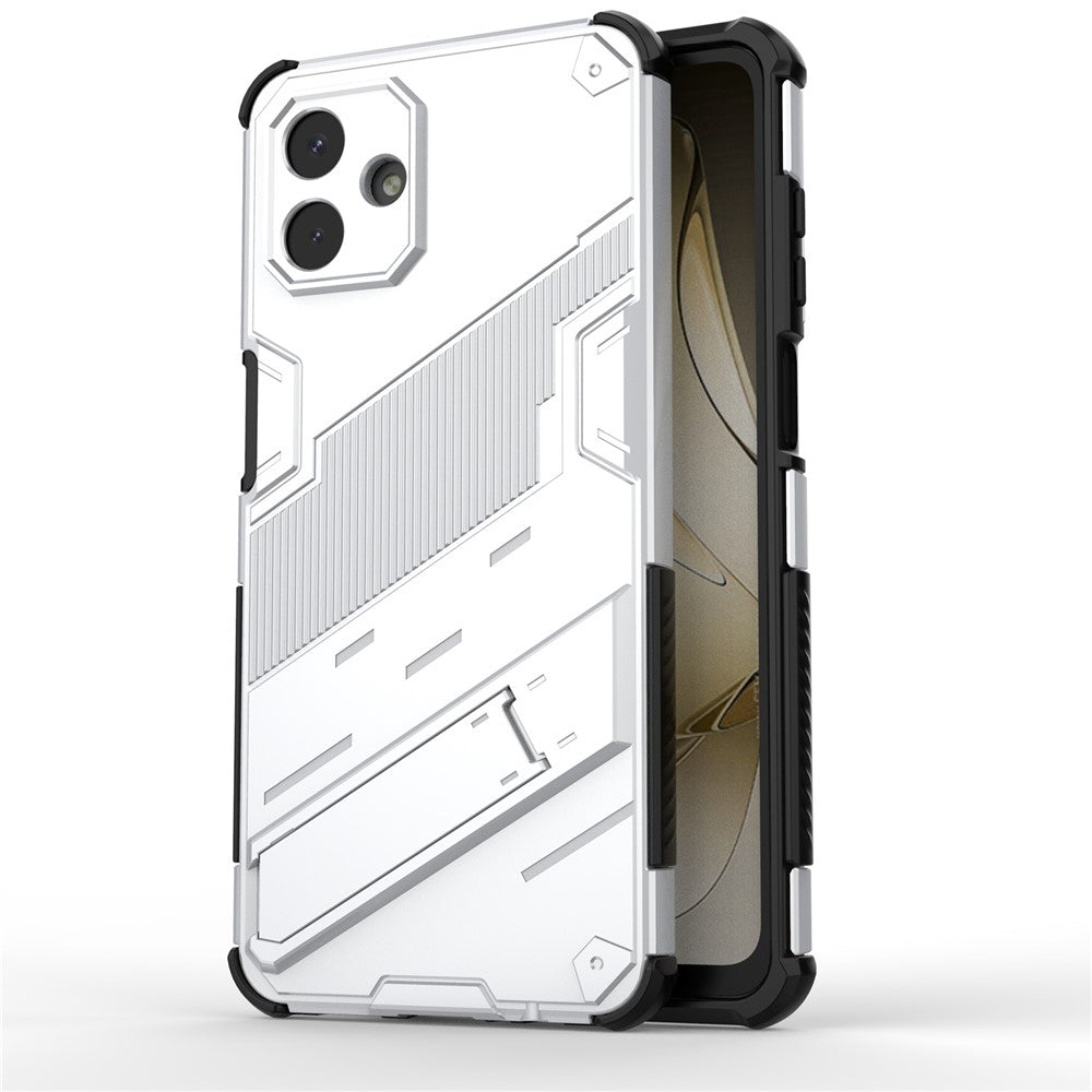 For Samsung Galaxy A08 5G / A08 4G / A07 5G / A07 4G Case PC + TPU Shockproof Phone Cover with Kickstand