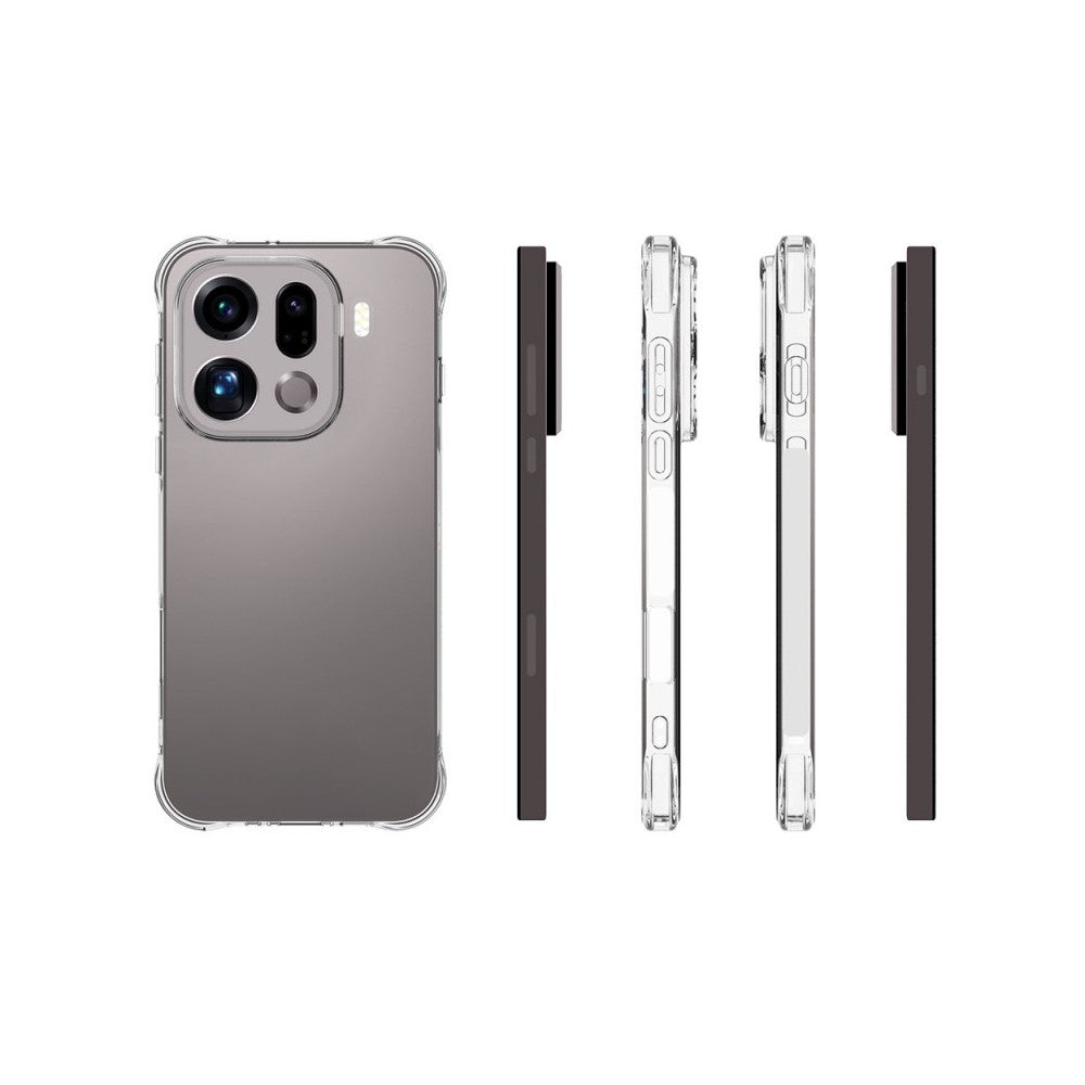 WANLONFENG For Oppo Find X9 Pro 5G Case  WL Series 2.0mm TPU Phone Cover with Tempered Glass Film