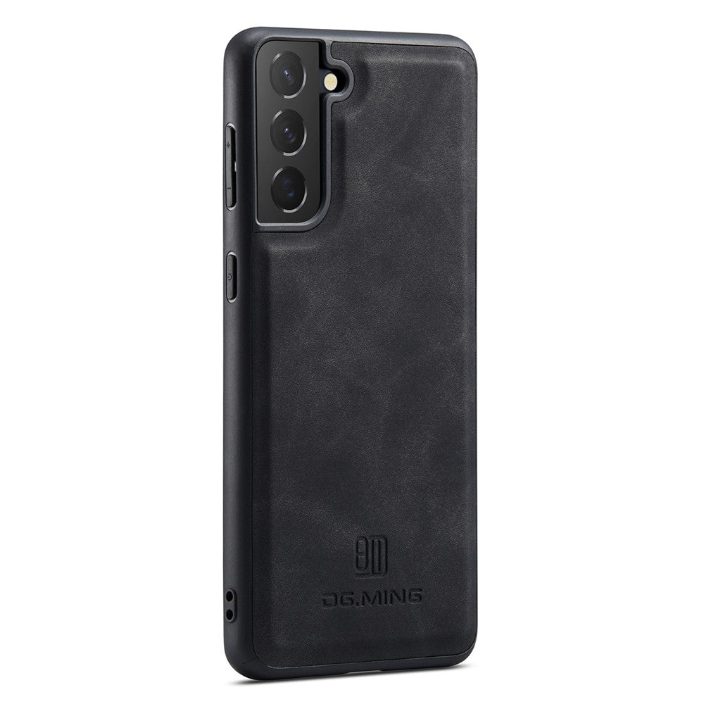 DG.MING M2-serien för Samsung Galaxy S23 mobilskal magnetiskt absorberande avtagbart plånboksskal med stativ och skyddande fodral