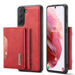 DG.MING M2-serien för Samsung Galaxy S23 mobilskal magnetiskt absorberande avtagbart plånboksskal med stativ och skyddande fodral
