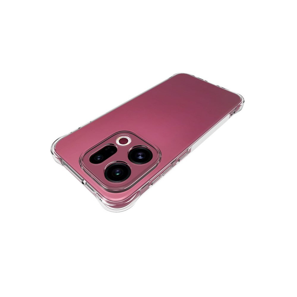 WANLONFENG För Oppo Find X9 5G Skal WL-serien 2.0mm TPU mobilskal med Härdat Glasfilm