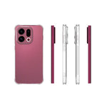 WANLONFENG För Oppo Find X9 5G Skal WL-serien 2.0mm TPU mobilskal med Härdat Glasfilm
