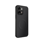 WANLONFENG For Oppo A6x 4G / Oppo A6x 5G Magnetic Case  TQ Series Carbon Fiber Texture PC TPU Phone Cover