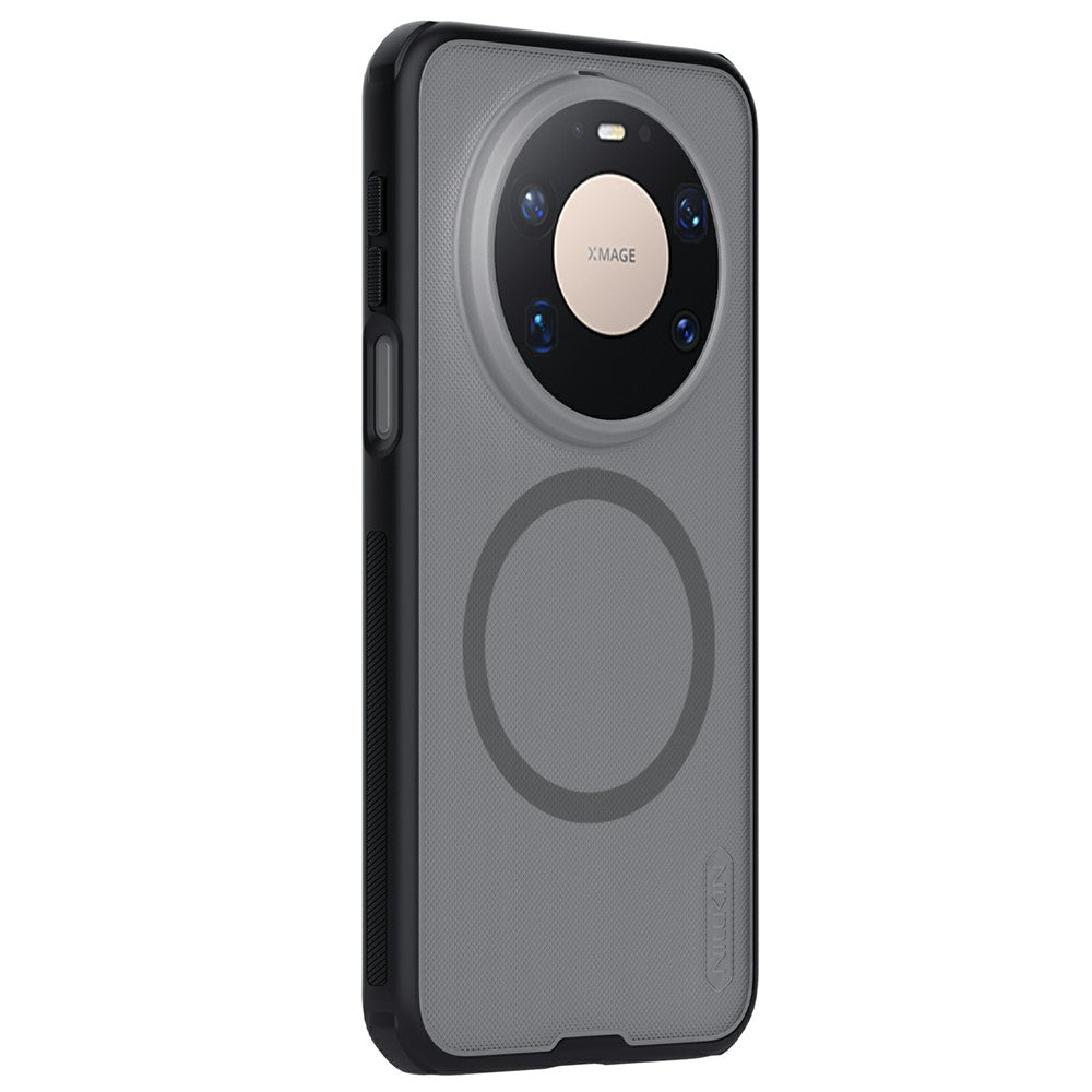 NILLKIN Super Frosted Shield Pro for Huawei Mate 80 Pro Max Magnetic Case Matte PC TPU Clear Black Phone Back Cover