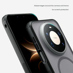 NILLKIN Super Frosted Shield Pro for Huawei Mate 80 Pro Max Magnetic Case Matte PC TPU Clear Black Phone Back Cover