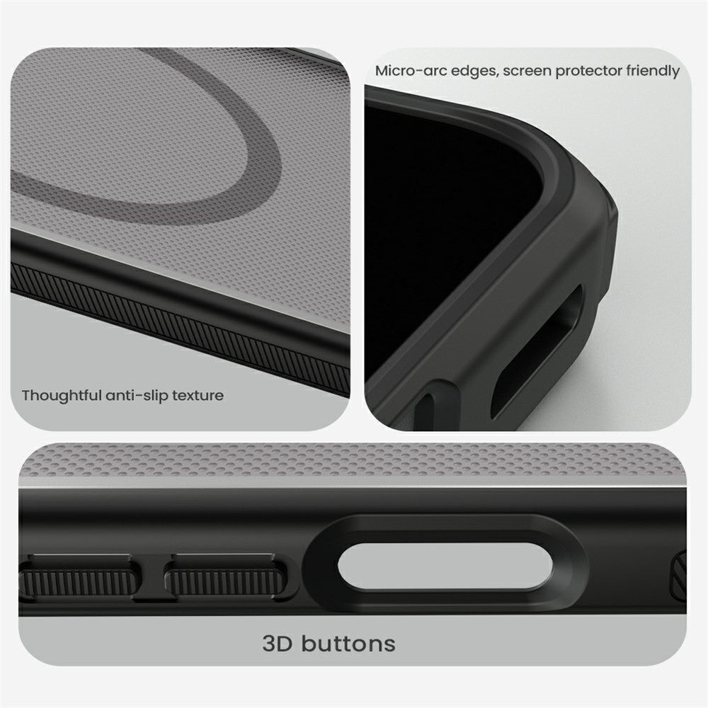 NILLKIN Super Frosted Shield Pro for Huawei Mate 80 Pro Max Magnetic Case Matte PC TPU Clear Black Phone Back Cover