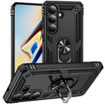 Samsung Galaxy S26+ skal PC + TPU mobilskal med stöd