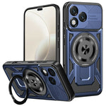 For Honor 400 Lite 5G Magnetisk Etui Roterende Støtteben TPU + PC Telefoncover