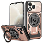 For Honor 400 Lite 5G Magnetisk Etui Roterende Støtteben TPU + PC Telefoncover
