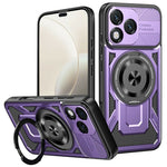 For Honor 400 Lite 5G Magnetisk Etui Roterende Støtteben TPU + PC Telefoncover