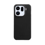 MELKCO For Oppo Find X9 Pro 5G Case Incomplete Edge Genuine Cow Leather Coated PC Cover