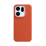 MELKCO For Oppo Find X9 5G Case Incomplete Edge Genuine Cow Leather Coated PC Cover