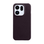 MELKCO For Oppo Find X9 5G Case Incomplete Edge Genuine Cow Leather Coated PC Cover
