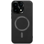 For OnePlus 15 5G Magnetic Case PU TPU PC Phone Back Cover with Metal Lens Frame